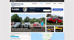 Desktop Screenshot of motoringevents.net